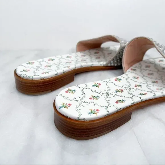 Hill House Silver Studded Slide Sandals - The City Slide - Picture 12 of 14